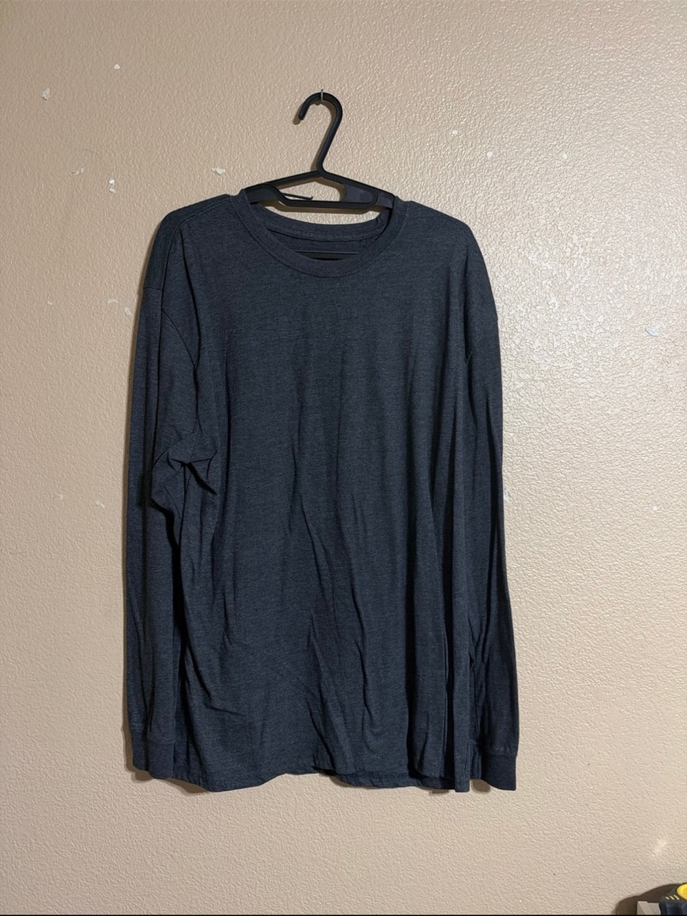 Spalding Men's Long Sleeve Crew Tee - Black